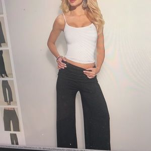 KiraGrace charcoal grey Petite XS palazzo pants